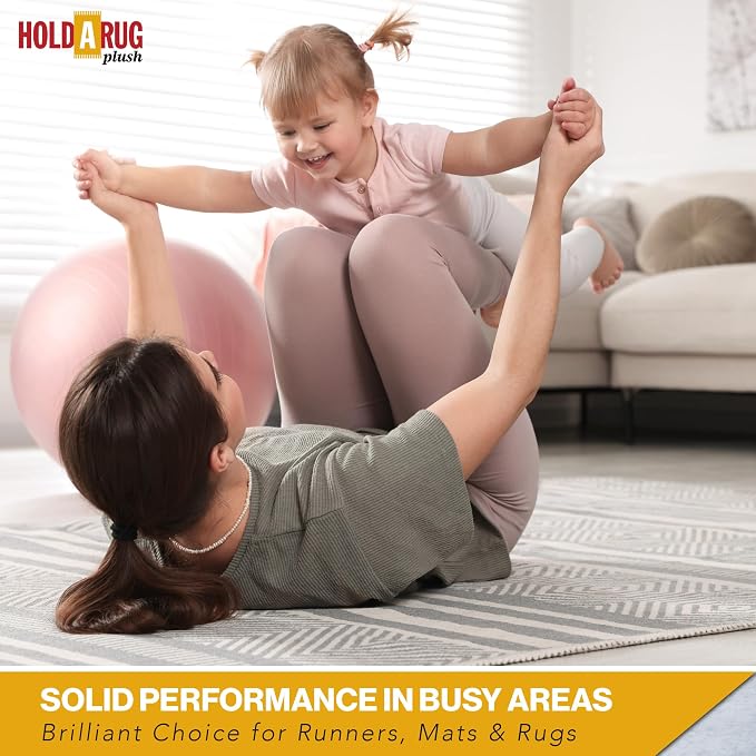 Hold-a-Rug Plush 2'6 x 14' Nonskid, Nonslip Rug Pad, Reversible Gripper - Image 6
