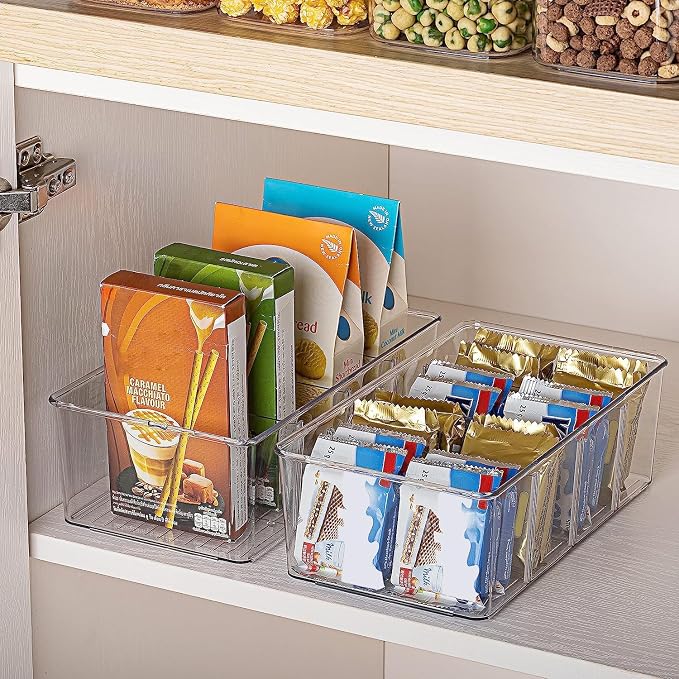 Vtopmart 10 Pack Food Storage Organizer Bins, Cabinet Organization and Storage - Image 7