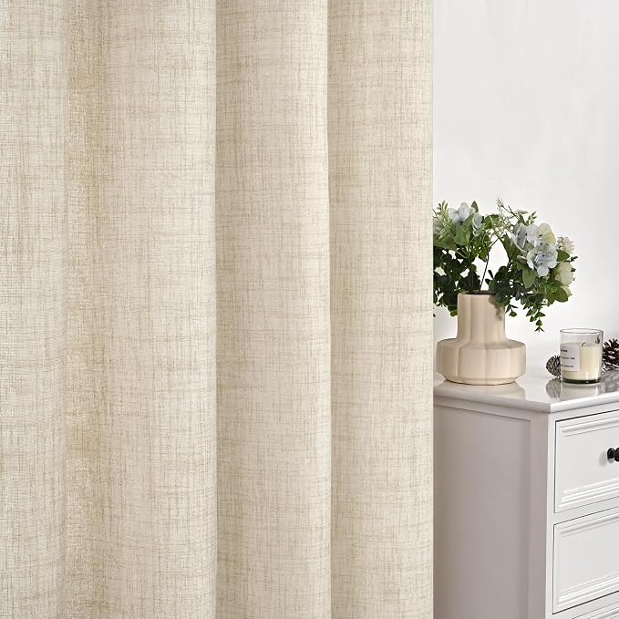 YoungsTex Linen Curtains 95 Inch Length - Image 9