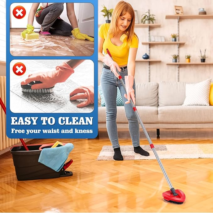 4 Pack Spin Mop Replacements Head Compatible - Image 2