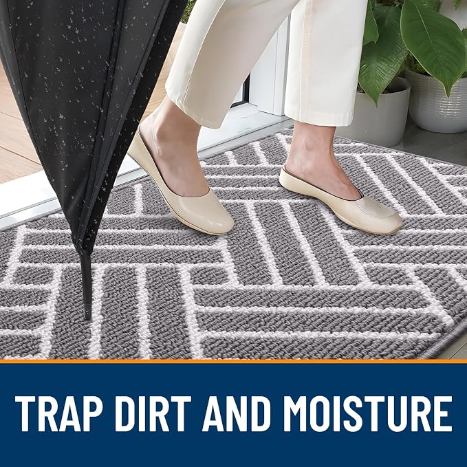 OLANLY Runner Indoor Door Mat, 70x23 Inch, Dirt Resistant and Absorbent - Image 2