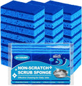 HOMEXCEL Sponges Kitchen 24pcs, Non-Scratch Scrub Dish Sponge Safe on Non-Stick by HOMEXCEL
