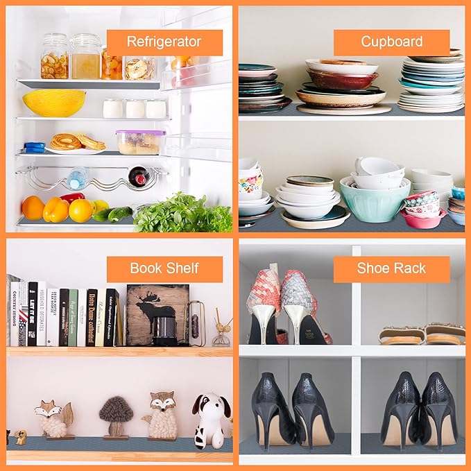 Shelf Liners for Kitchen Cabinets Non Adhesive Drawer Liner EVA Material - Image 5
