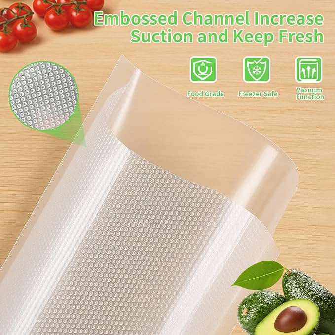 MakMeFre 11” x 150’ Vacuum Sealer Bags Rolls - Image 5