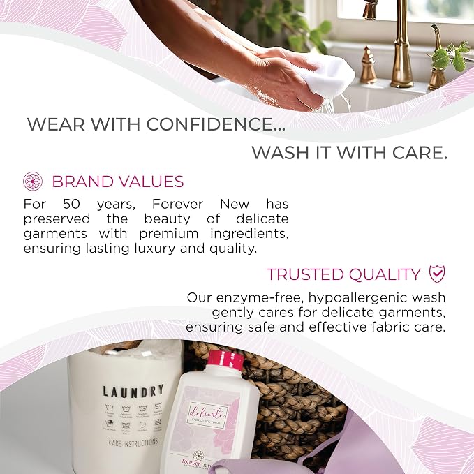 Forever New 32oz Liquid Original Scent Fabric Care Wash 2 Pack Natural Laundry - Image 9