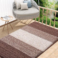 Kitinjoy Indoor Outdoor Door Mat, 48x32 Non-Slip Absorbent Dirt Trapper by Kitinjoy