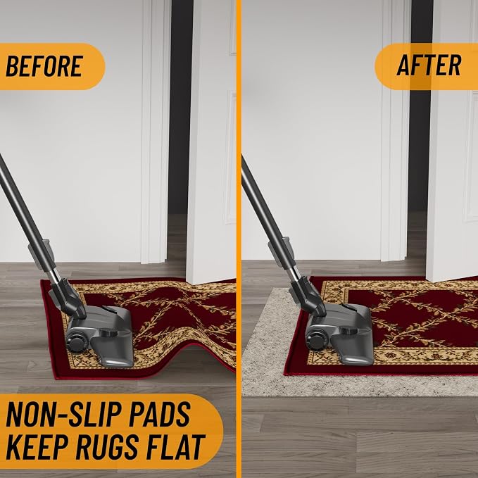 Ottomanson 2'7" x 12' Non-Slip Rug Pad Gripper 1/12 Inch Ultra Thin Dual - Image 3