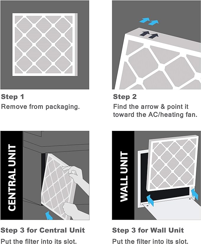 Aerostar 21 1/4x21 1/4x1 MERV 11, Pleated Air Filter, 21 1/4 x 21 1/4 x 1 - Image 5