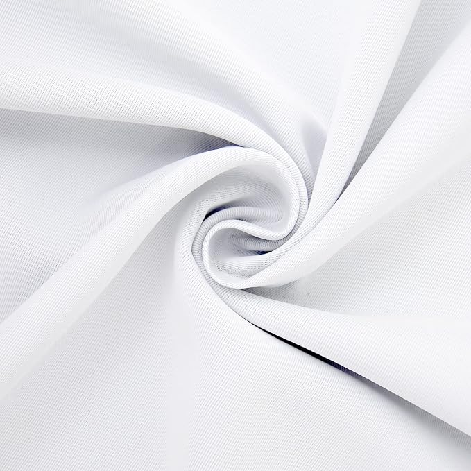 BGment Short White Curtains 36 Inches Length - Image 5