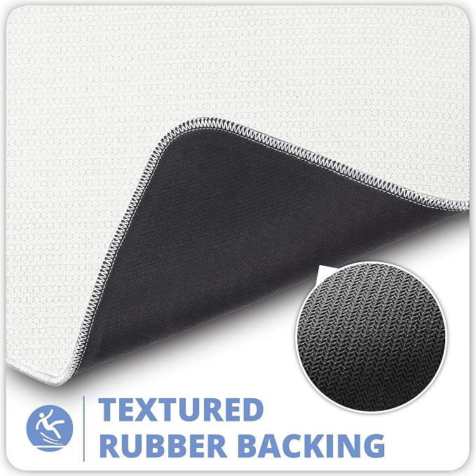 Bathroom Rugs Set 2 Pieces, Thin Bathroom Mats, Toilet Rugs, Quick Dry - Image 6