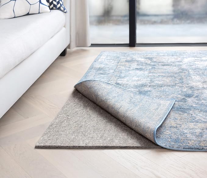 RUGPADUSA - Dual Surface - 5'x8' - 1/2" Thick - Felt + Rubber - Non-Slip - Image 2