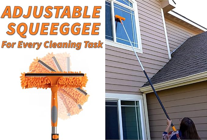 30 Foot High Reach Telescoping Duster Kit and Vinyl Siding Brushes - Image 4