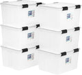 IRIS USA 47 Quart WEATHERPRO Plastic Storage Bins by IRISUSA