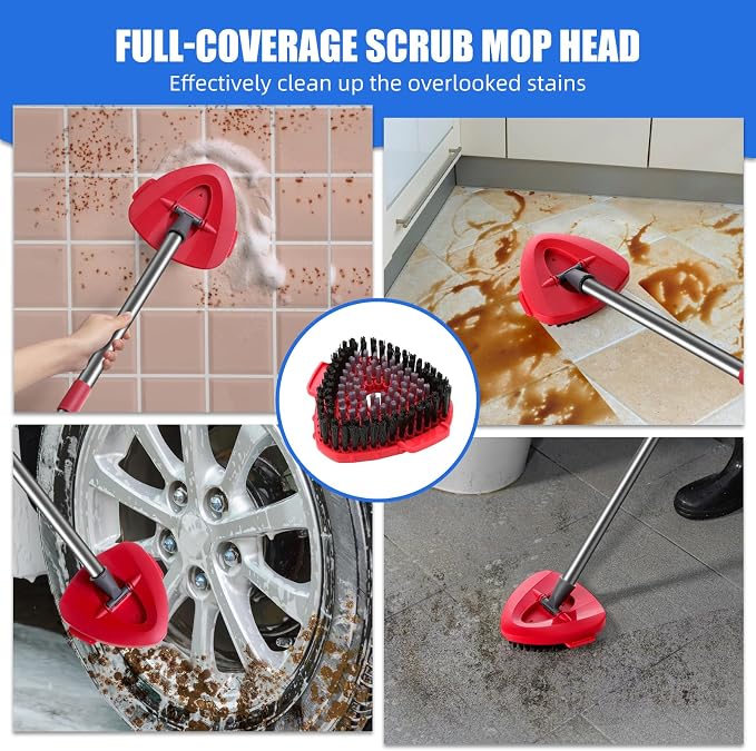 4 Pack Spin Mop Replacements Heads Compatible - Image 7