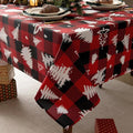 Waterproof Checkered Tablecloth Fabric by Essifunia