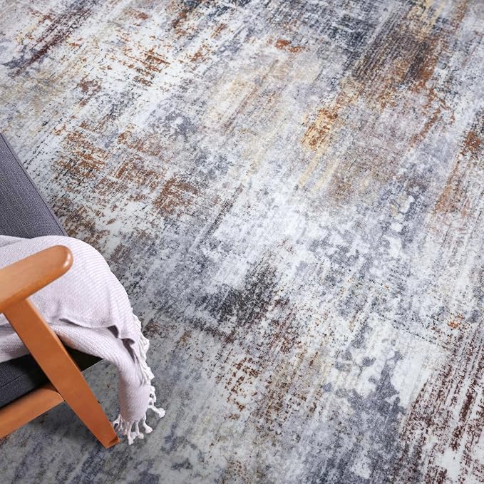IOHOUZE Abstract Runner Rug 3x14 Ft Washable Runners - Image 7