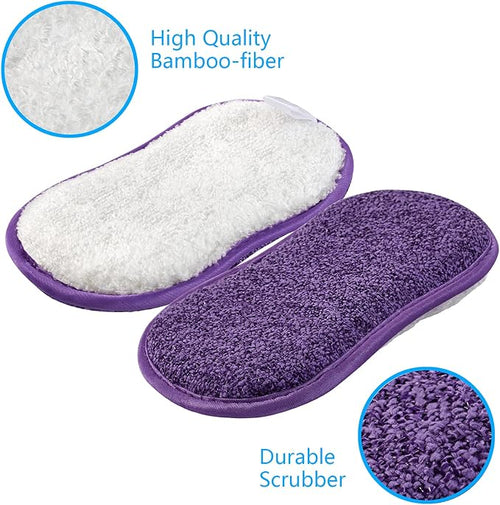 10 Pack Kitchen Dish Sponges Scrubber Non-Scratch Multi-Purpose Dishcloths - Image 2