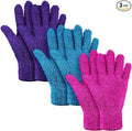 Patelai 3 Pairs Microfiber Plant Dusting Gloves Leaf Cleaning Gloves by Patelai