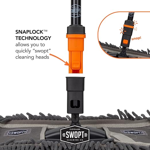 SWOPT Indoor Kit — Includes 18” Dust Mop, Cotton Mop, Angle Broom, 48” and 60” - Image 9