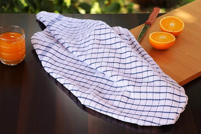 AMOUR INFINI Terry Dish Towels Pack of 4 Highly Absorbent Quick Dry Super Soft - Image 4