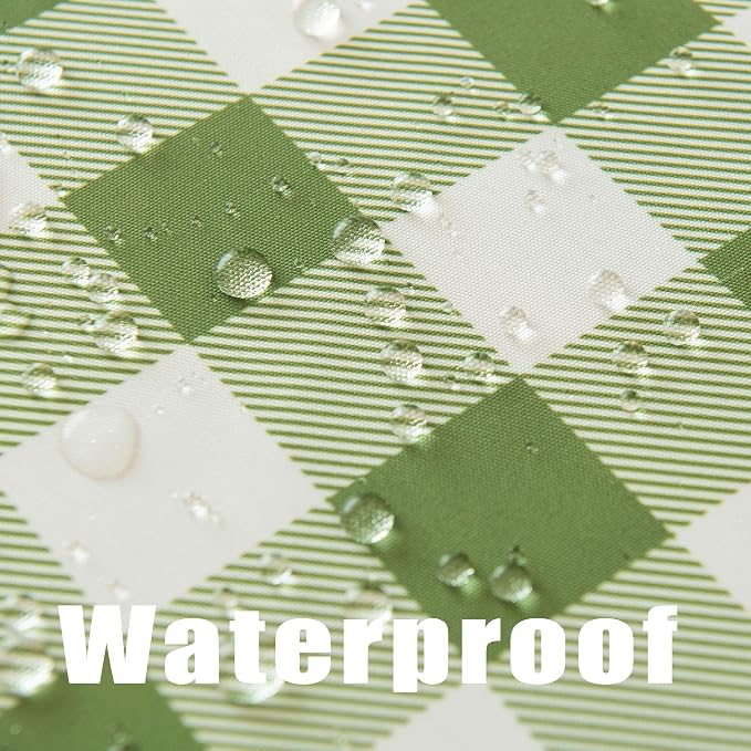 Waterproof Plaid Tablecloth Fabric - Image 4