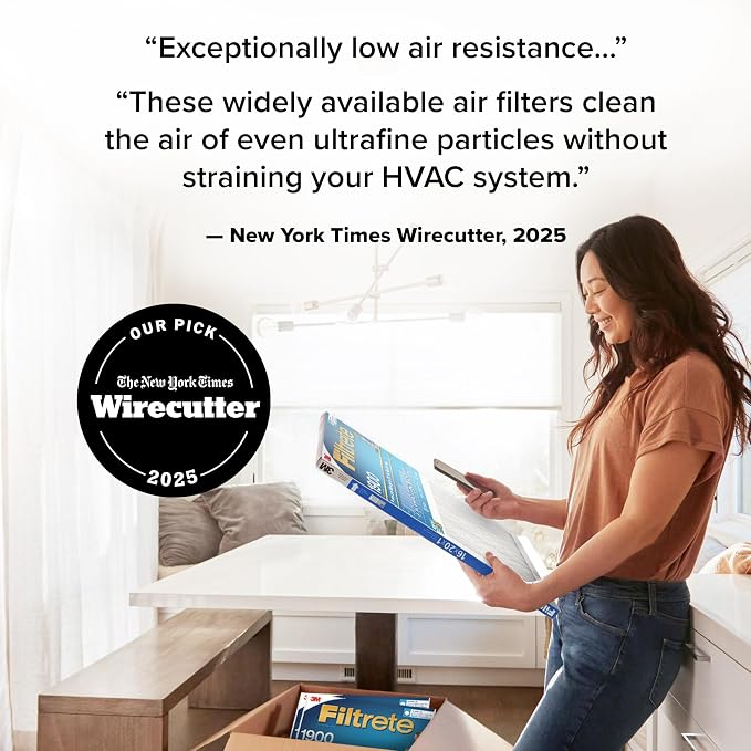 Filtrete 10x20x1 AC Furnace Air Filter, MERV 13, MPR 1900, Premium Allergen - Image 2