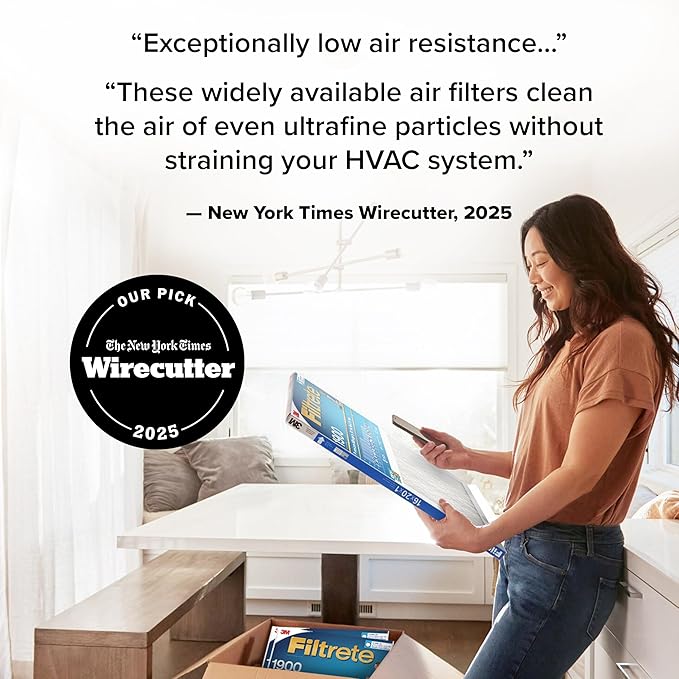 Filtrete 14x14x1 AC Furnace Air Filter, MERV 13, MPR 1900, Premium Allergen - Image 2