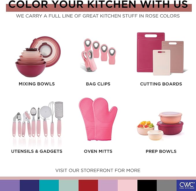COOK WITH COLOR Bag Clips, Heavy Duty Chip Clip and Refrigerator Magnet Clips - Image 9