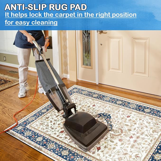Non-Slip Rug Pads 1/4” Thick, 4x6Ft Waterproof Rugs Non Skid Rug Pad - Image 4