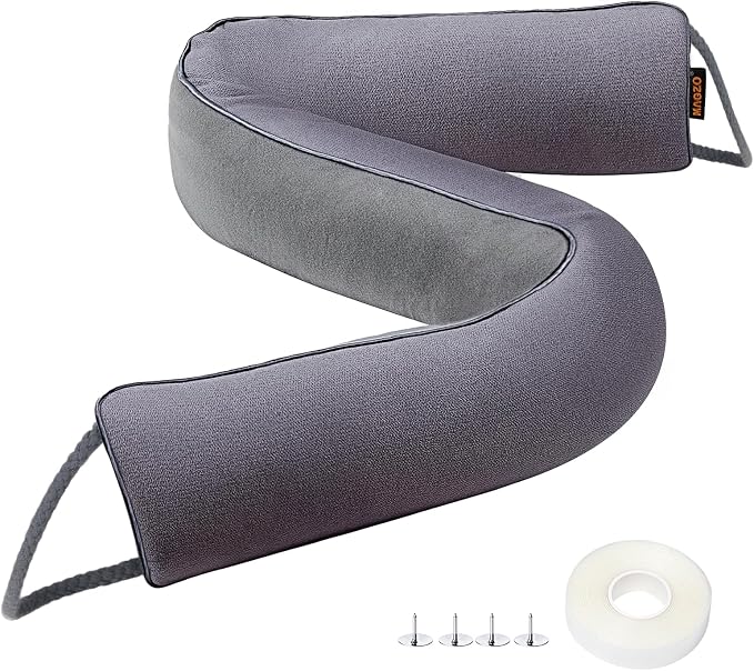 MAGZO Door Draft Stopper, 48 Inch Under Door Draft Blocker Noise Stopper by MAGZO