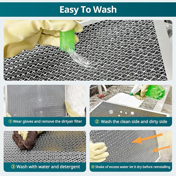 Torjim 14x18x1 MERV8 Washable Reusable Electrostatic Air Filter, AC/HVAC - Image 6