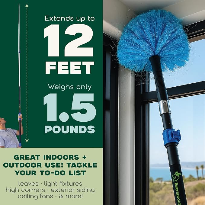 EVERSPROUT 5-to-12ft Telescoping Durable Duster - Image 7