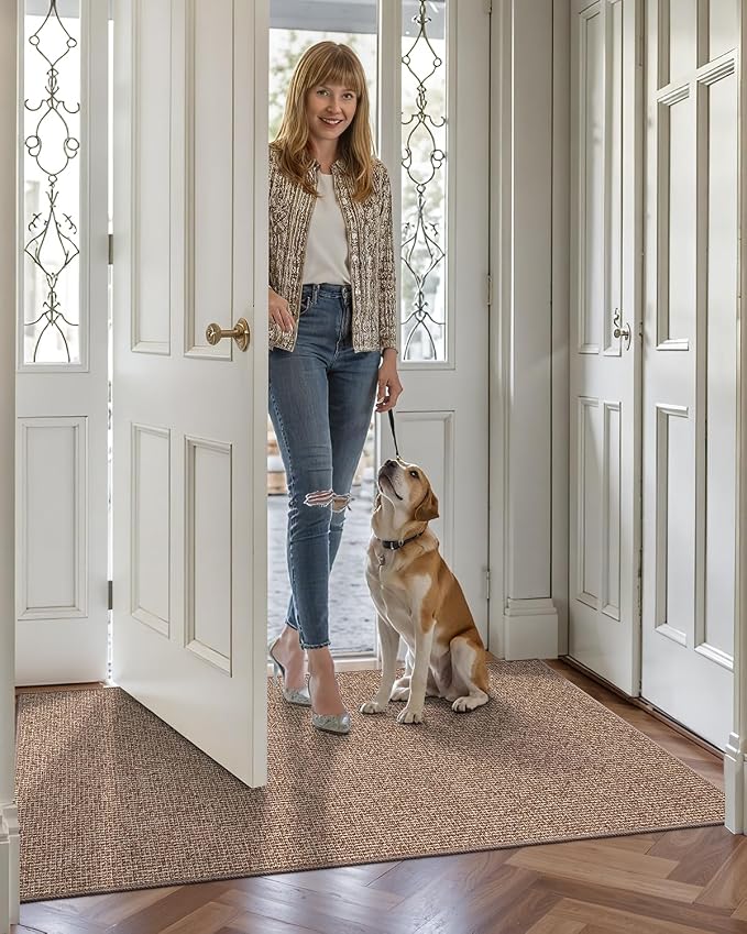 LUMI Indoor Door Mat 36"x56", Ultra Thin Low Profile Non-Slip Doormat - Image 9