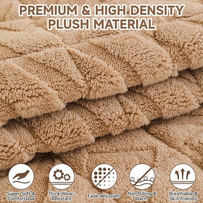 OTOB Couch Cover for Dogs Washable Pet Friendly, Non Slip Plush Funny Fuzzy - Image 2