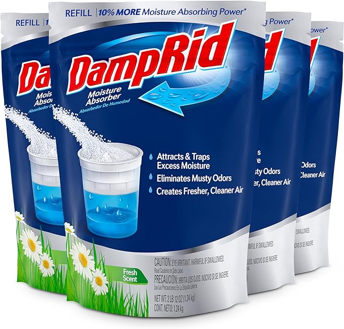 DampRid Refill Bag, Long-Lasting, Eliminates Musty Odors and Creates Fresher Air by DampRid