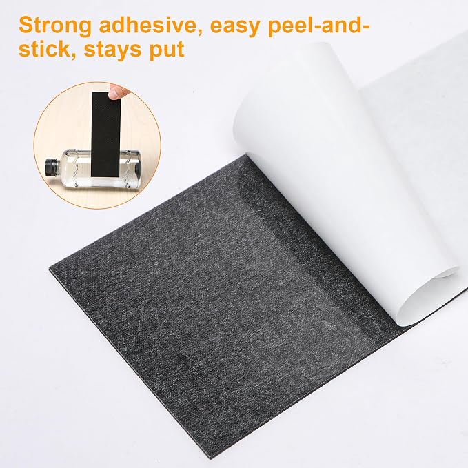 CHUNZEXI Non Slip Furniture Pads 12 PCS 4" x 1", Self Adhesive Rubber Grippers - Image 5
