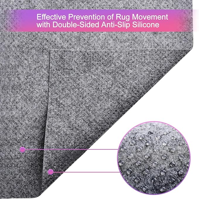 Ultra Strong Anti-Slip Rug Felt Pad 2 x 8 ft - Image 2