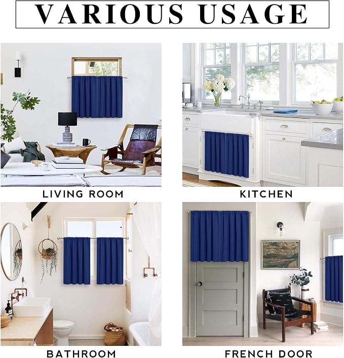 RYB HOME RV Camper Door Window Curtains -Blackout Privacy Curtains & Drapes - Image 7