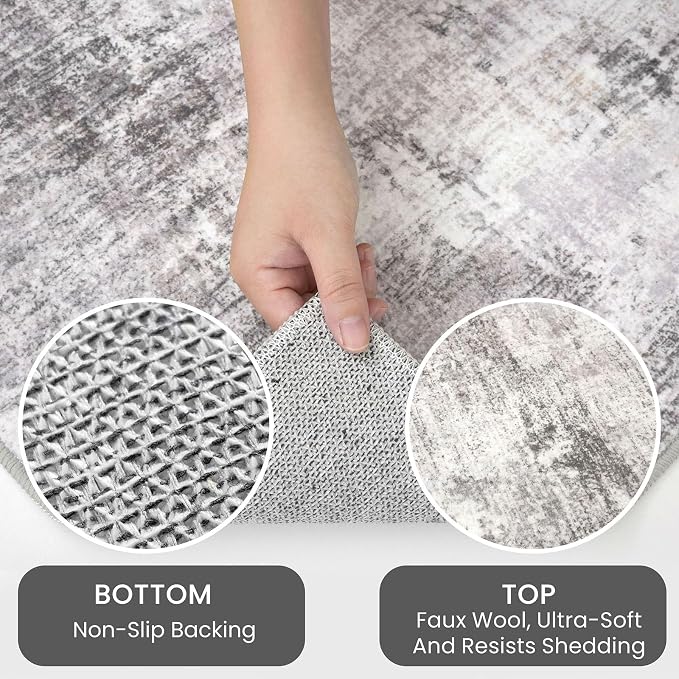 IOHOUZE Abstract Area Rugs 5x7 Ft Washable Rugs - Image 6