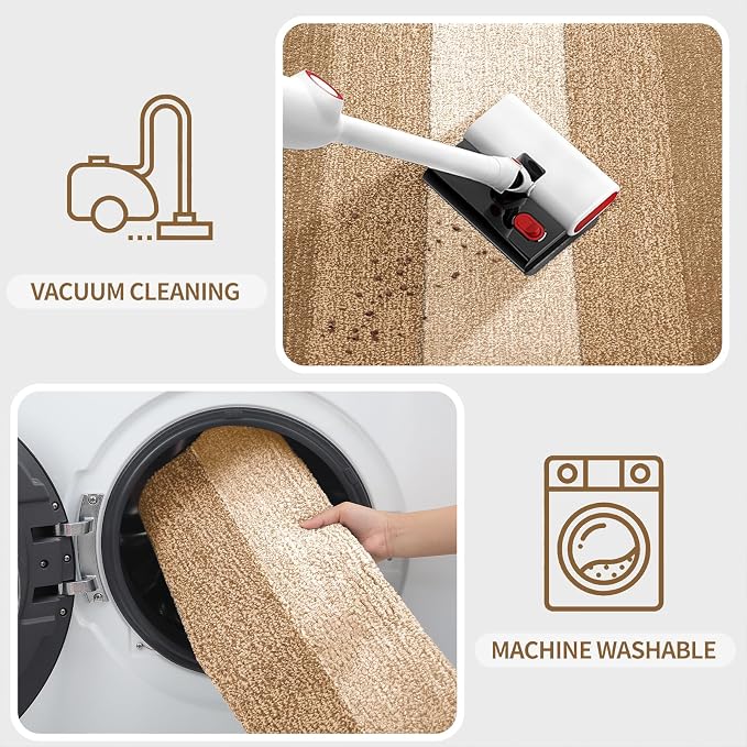 Kitinjoy Indoor Outdoor Door Mat, 30x17 Non-Slip Absorbent Dirt Trapper - Image 5