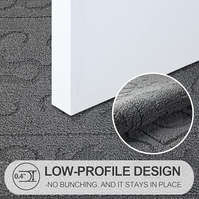 FONEYI Indoor Door Mat 24" x 36", Dirt Trapper Door Mats Non-Slip Entryway Rugs - Image 3