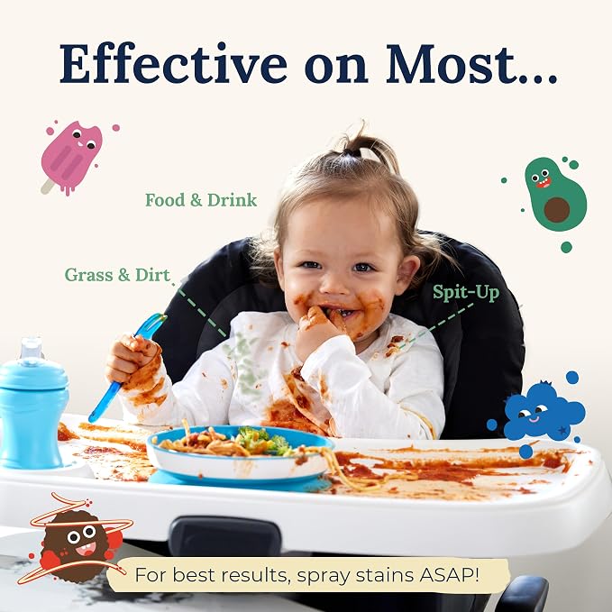 Miss Mouth's Messy Eater Stain Treater Spray - 4oz & 10 Wipes Stain Remover - - Image 2
