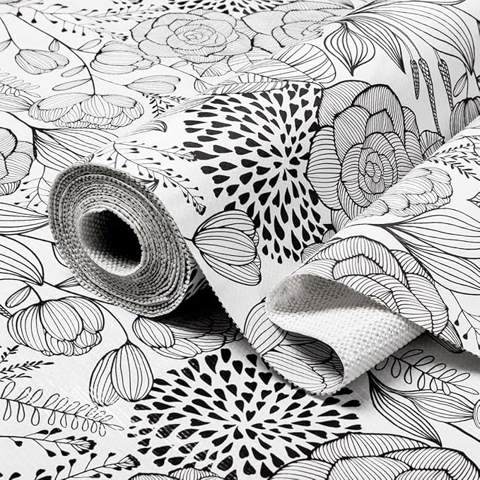 Shelf and Drawer Liner for Kitchen Cabinets, Non-Adhesive and Strong Non-Slip by Amiitay