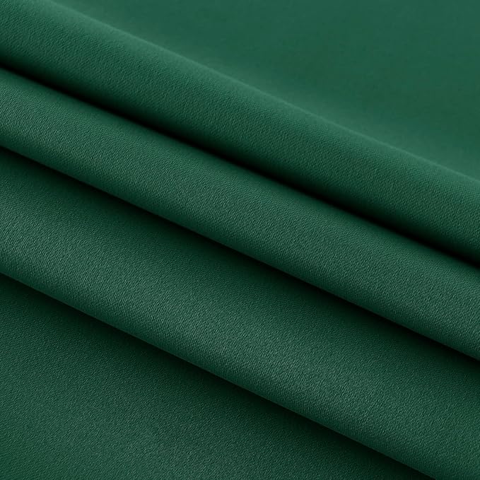 DWCN French Door Curtains – Rod Pocket Thermal Blackout Curtain - Image 5