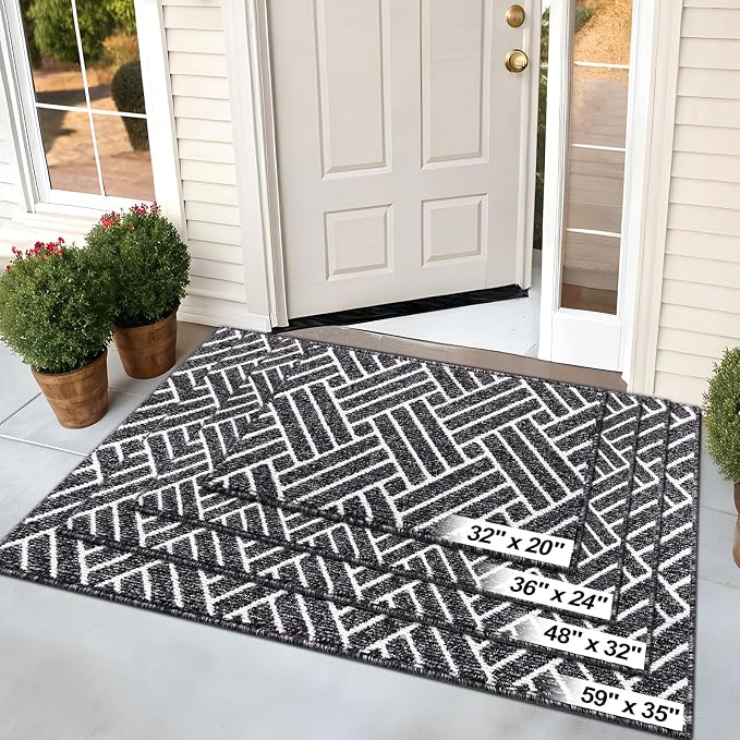 OLANLY Large Indoor Door Mat, 59x35 Inch, Dirt Resistant and Absorbent - Image 7