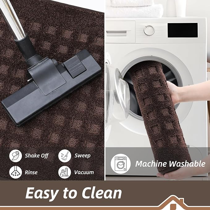 BEQHAUSE Waffle Door Mats Indoor 32"x48", Dog Mat - Image 6
