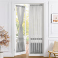Tollpiz Sheer Door Curtain Closet Linen Textured Curtains Sheer Doorway Light by Tollpiz