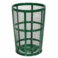 Global Industrial Outdoor Metal Trash Container, 48 Gallon by GlobalIndustrial