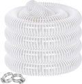 Dust Collection Hose 1-1/2 in × 20 ft Heavy Duty Clear Flexible PVC Reinforced by ZY-hosetube