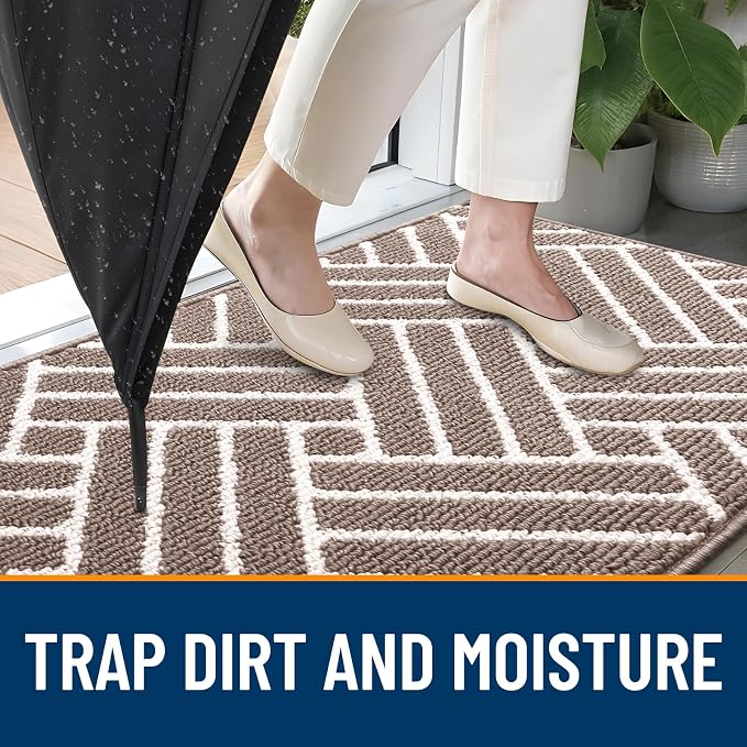OLANLY Runner Indoor Door Mat, 70x23 Inch, Dirt Resistant and Absorbent - Image 2